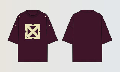 Cut and Sew T-Shirt Designs with Colourblock Panels, Patterns and Graphics