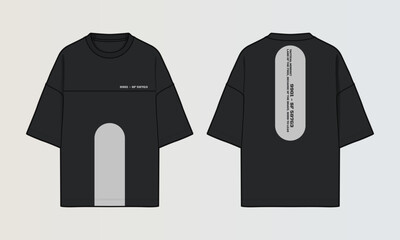 Cut and Sew T-Shirt Designs with Colourblock Panels, Patterns and Graphics