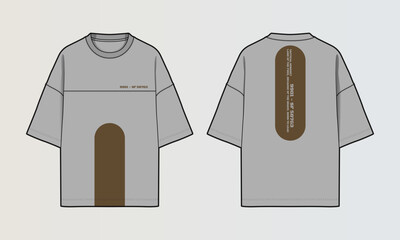 Cut and Sew T-Shirt Designs with Colourblock Panels, Patterns and Graphics