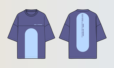 Cut and Sew T-Shirt Designs with Colourblock Panels, Patterns and Graphics