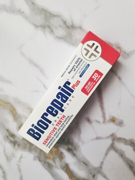 Biorepair plus sensitive teeth toothpaste with hydroxyapatite