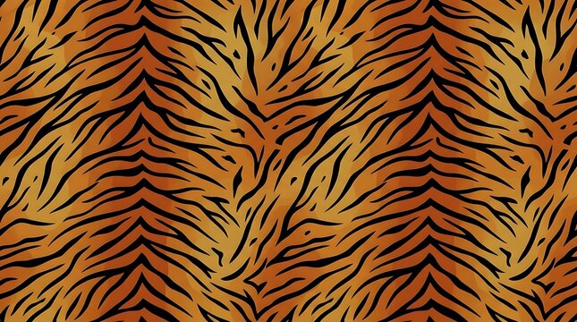 Tiger stripe textile design pattern seamless background vibrant