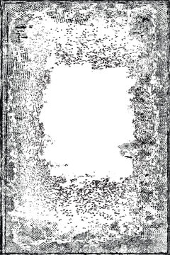 Vector border frames with rough edges . Rectangular frame template . distress texture . Grunge tiny frame borders isolated on the background . Rough edges effect

