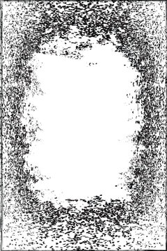 Vector border frames with rough edges . Rectangular frame template . distress texture . Grunge tiny frame borders isolated on the background . Rough edges effect
