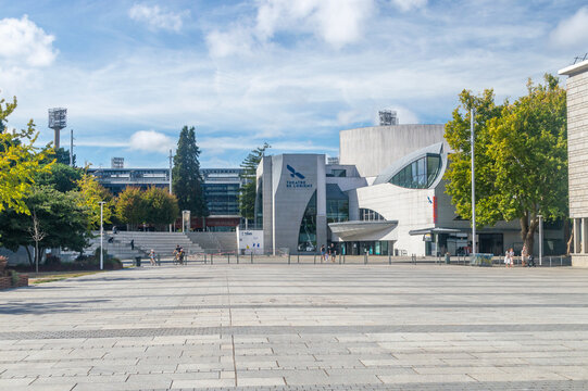 Lorient, France - September 2, 2026: Lorient Town Hall Square.