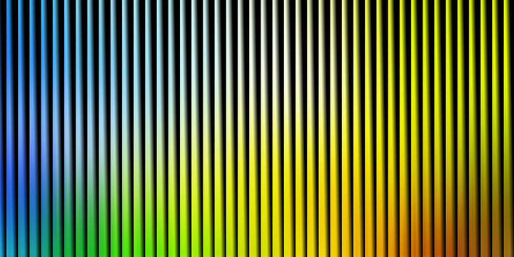 Vertical stripes pattern gradient transition from cool blue to vibrant yellow digital art.