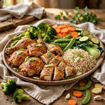 alls healthy korean chicken