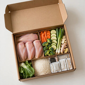 healthy korean chicken kit delivery service