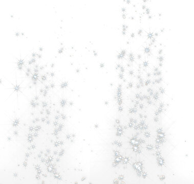 Shining water created sparkling splash with bright reflections and starburst flare, like  star in light. Water Glitter from splash caught light, creating abstract sparkling scene with star flare