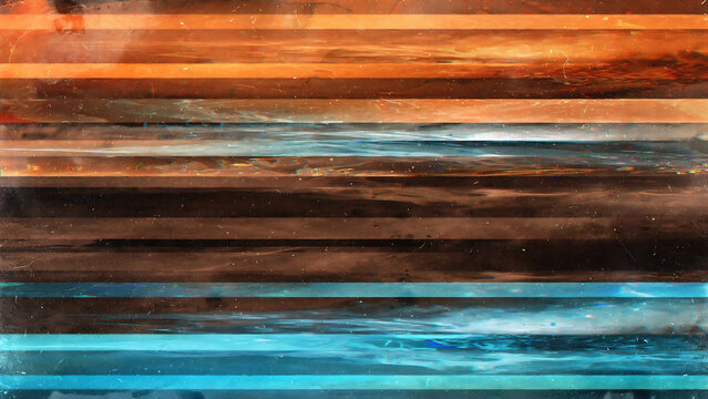 Abstract horizontal gradient layers with earthy tones and smooth transitions illustration