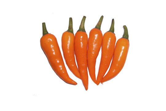 Orange chilies