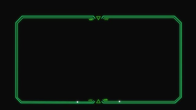 Hud Frame Digital Technology Sci-fi Frame Interface. HUD concept design of frame with data, futuristic elements. overlay template futuristic cyber frame and technology concept