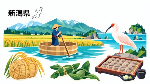 新潟県　旅行・観光イメージ　１６：９