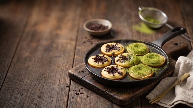 High resolution food photo of Indonesian Kue Cubit, 