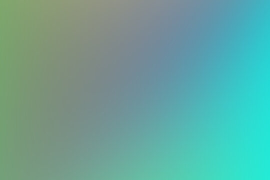 Abstract green and blue smooth gradient background with soft light transitions
