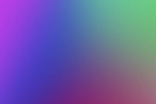Abstract smooth gradient background with blended purple blue and green color transitions for design