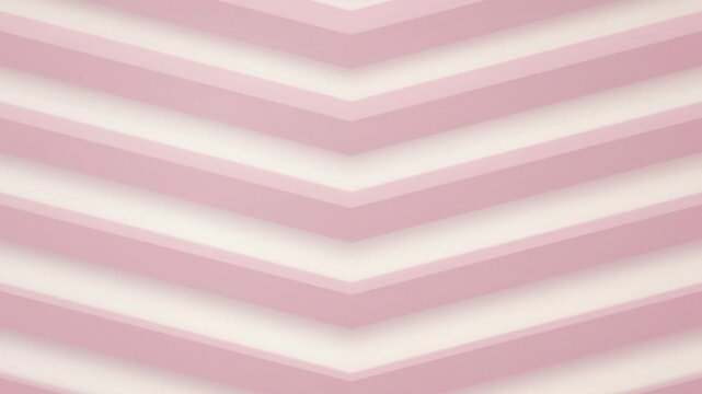 Pink 3D chevron geometric bars downward seamless loop motion