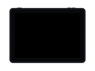 Modern tablet computer mock up with black screen © Monad Nomad