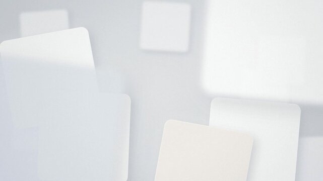 Floating rounded square tiles smooth seamless loop motion background