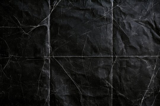Black marble texture with white veins and natural cracks, featuring a polished, glossy surface and a luxurious, elegant appearance.