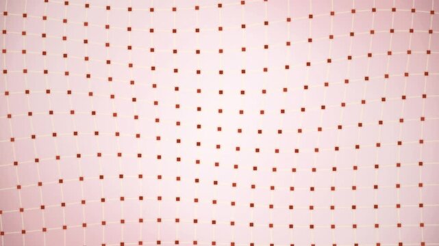 3D digital grid nodes undulating seamless loop background