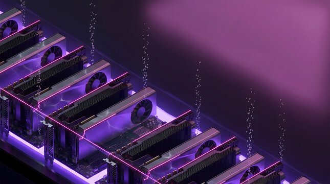 Liquid Immersion Cooling System for GPU Mining Rig and Server