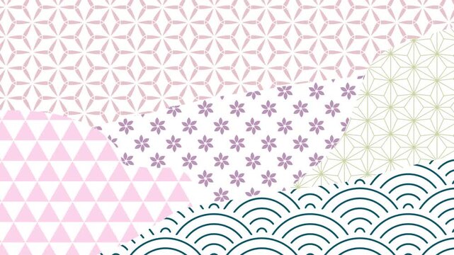 Traditional Japanese Washi Paper Pattern Collection 4K