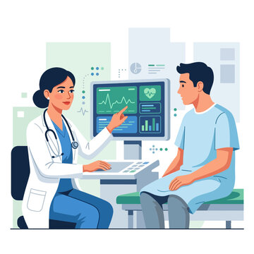 Doctor Discussing Medical Results with Patient
