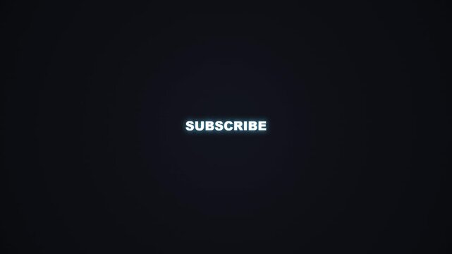 subscribe elastic stretch snap text effect animation HD 4K