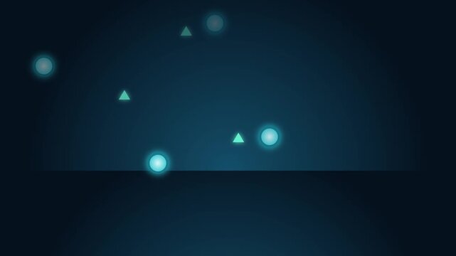 Bioluminescent plankton glowing in dark ocean water