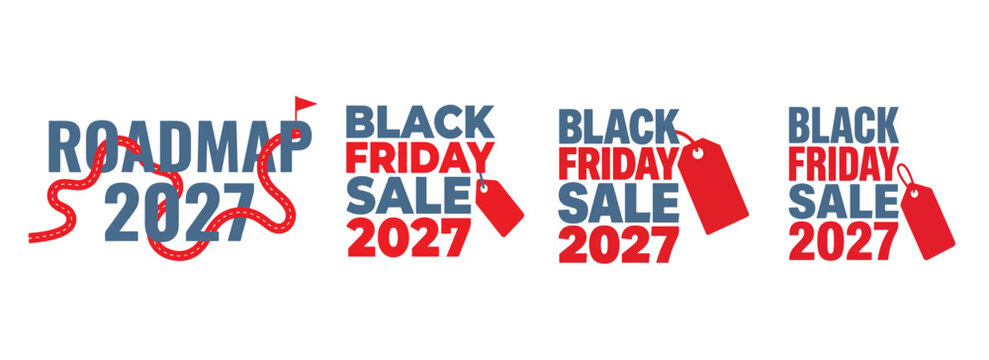 Black friday 2027 sale roadmap icons