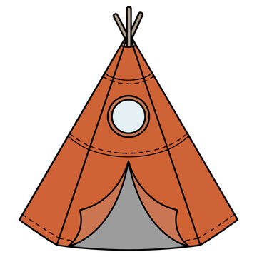 Teepee Tent Illustration
