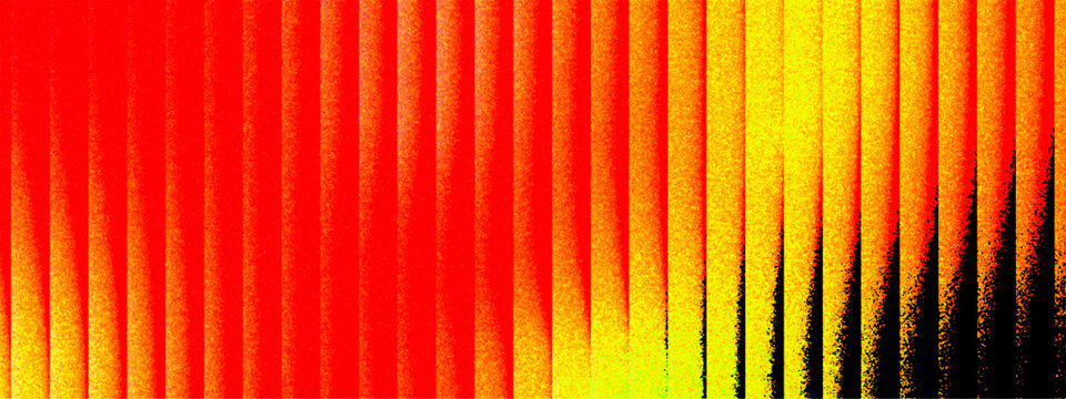 Abstract vibrant vertical neon stripes in red orange yellow green and black, glowing multicolour gradient lines with dark shadow effects, dynamic futuristic background for digital art and graphic desi