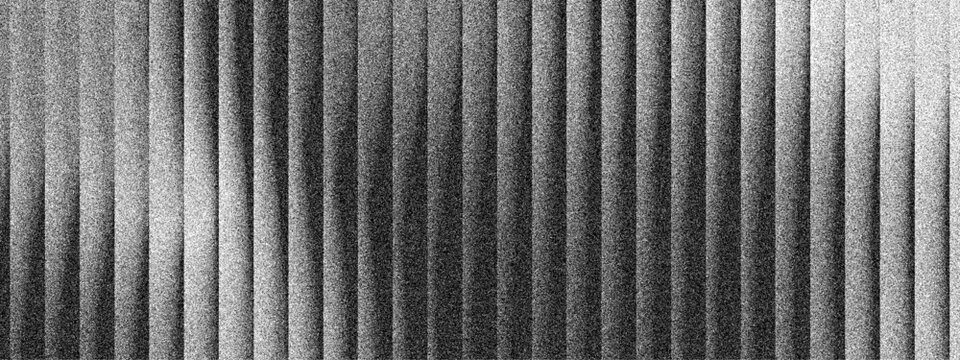 Abstract grayscale vertical ribbed texture with fine corrugated lines and soft metallic shading, monochrome striped surface with subtle grain for minimalist wallpaper, industrial backgrounds and moder