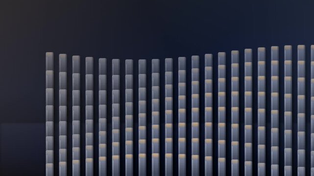 Micromachined pillar array traveling wave motion, seamless loop 4K