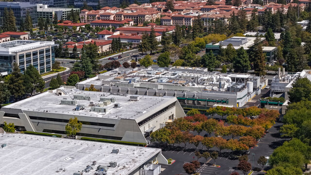 Silicon Valley high tech corporate campus and office park