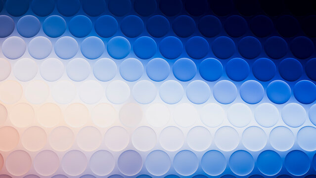 Blue circular gradient pattern in abstract design