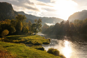 Szczawnica- Dunajec jesienią © Robert