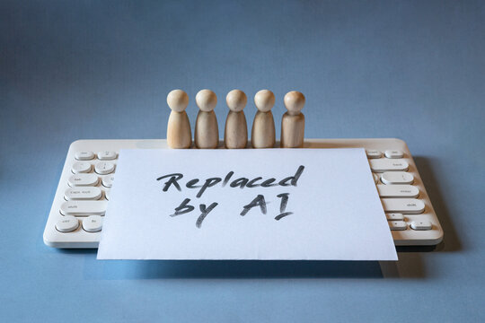 Replaced by AI - message on top of keyboard