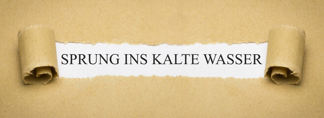 Sprung ins kalte Wasser © magele-picture
