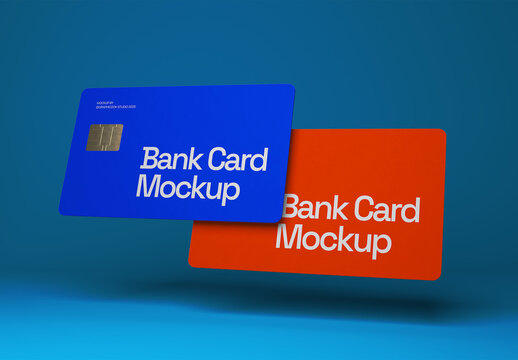 Bank Card 3D Mockup