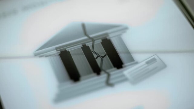 Fractured bank accompanies changing debt ratio
