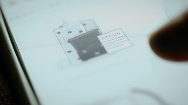 Unpaid invoice accompanies a corporate default