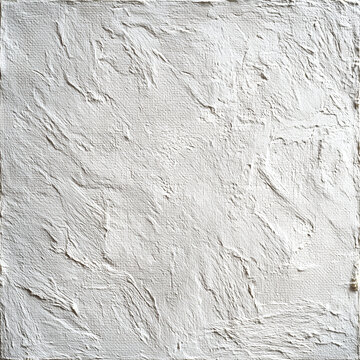 White Textured Plaster Wall with Organic Rough Surface