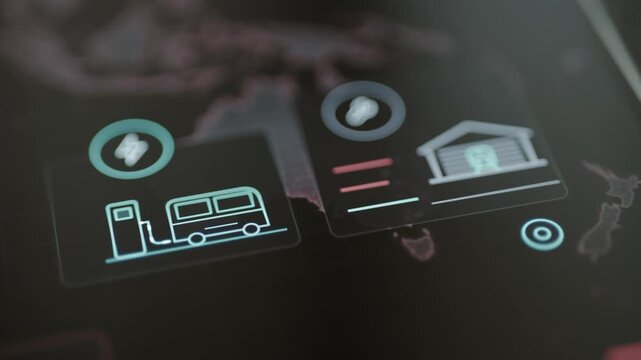 Electric bus charging diagram sits beside funding card