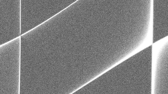 Abstract grainy texture with bright diagonal white light beams on