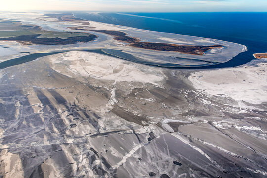 winter am meer