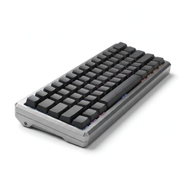 computer keyboard isolated on white