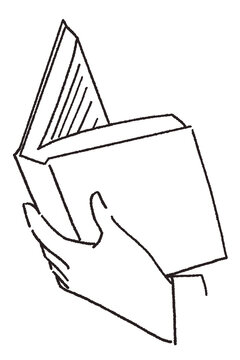 Book hand hold reading education