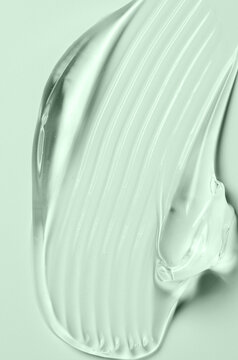 A transparent cosmetic product for skin care.